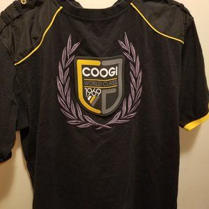 Coogi Mens logo shirt jersey Team Soccer Futbal World Class Australia sz L